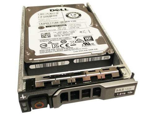 DELL RF9T8 - 1.8TB 10K 6G 2.5INCH SAS HDD - Refurbished