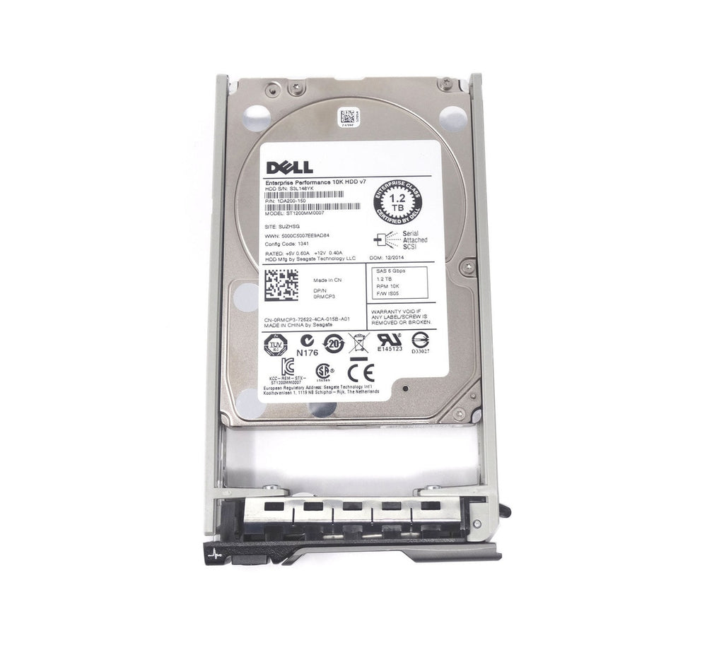 DELL RMCP3 - 1.2TB 6G 10K 2.5INCH SAS HDD - Refurbished