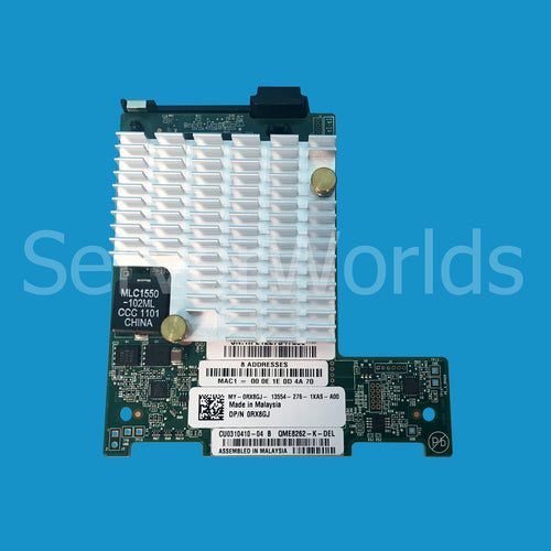 DELL RX8GJ - DELL NETWORK ADAPTOR QME8262-K 10GB DUAL PORT MEZZANINE CARD - New