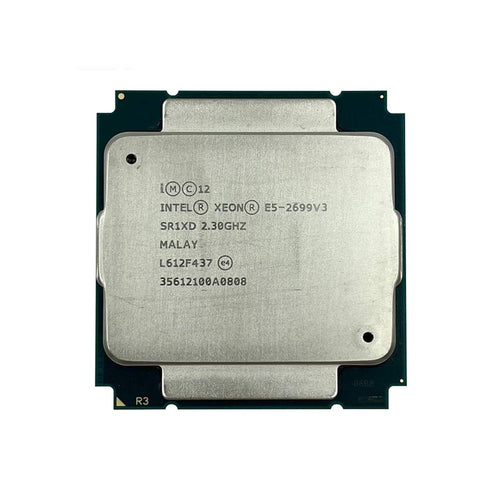 INTEL SR1XD - XEON 18 CORE CPU E5-2699V3 45MB 2.30GHZ - Refurbished