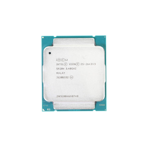 Intel SR204 - Xeon 6 Core CPU E5-2643V3 20MB 3.40GHZ - New