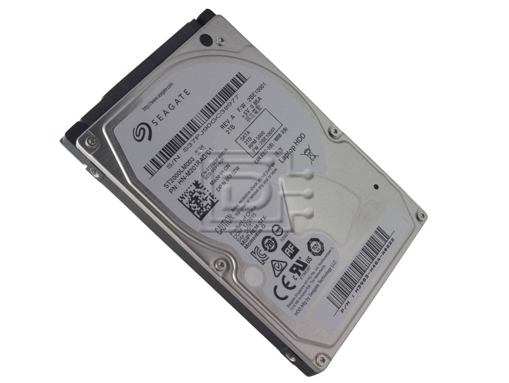 SAMSUNG ST2000LM003 - SAMSUNG 2TB 5.4K 6G 2.5INCH SATA HDD - Refurbished — compatible representative product image