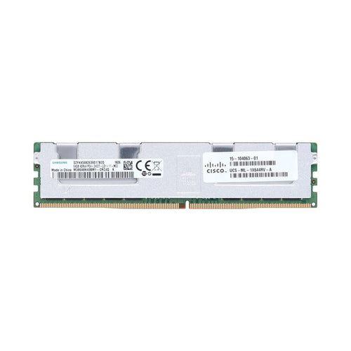 CISCO UCS-ML-1X644RV-A - 64GB (1*64GB) 4RX4 PC4-19200T-L DDR4-2400MHZ LRDIMM - New