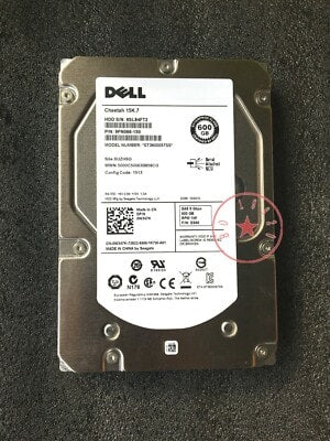 DELL W347K - DELL 600GB 15K 6G 3.5INCH SAS HDD - Used