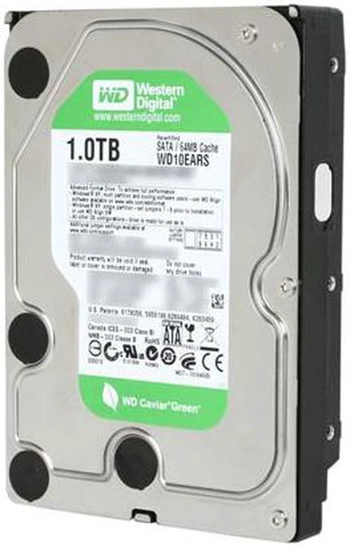 WD WD10EARS - 1TB 7.2K 3.5INCH SATA HDD - Refurbished