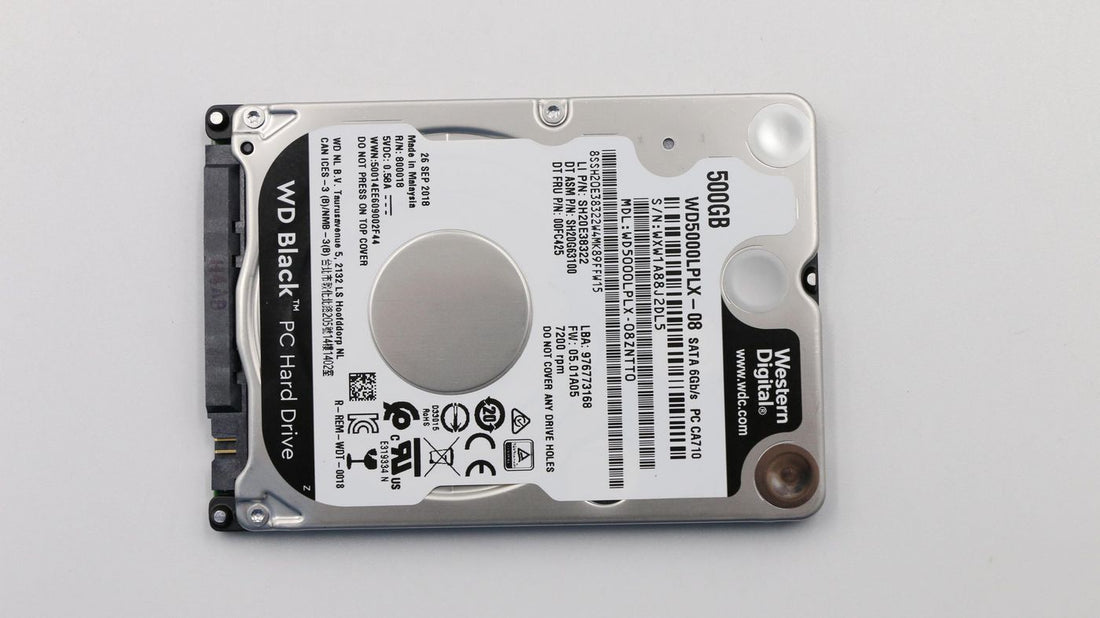 LENOVO 00FC425 - DNP-S LENOVO 500GB 7.2K 6G 2.5IN SATA HDD - Refurbished