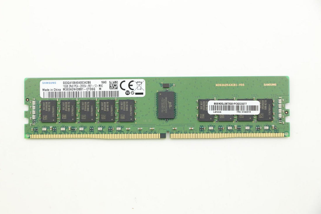 LENOVO 01AG618 - 16GB (1*16GB) 2RX8 PC4-21300V-R DDR4-2666MHZ RDIMM - New