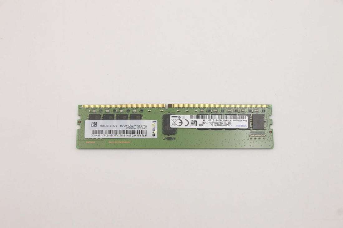 LENOVO 01DE973 - 16GB (1*16GB) 2RX8 PC4-21300V-R DDR4-2666MHZ RDIMM - New
