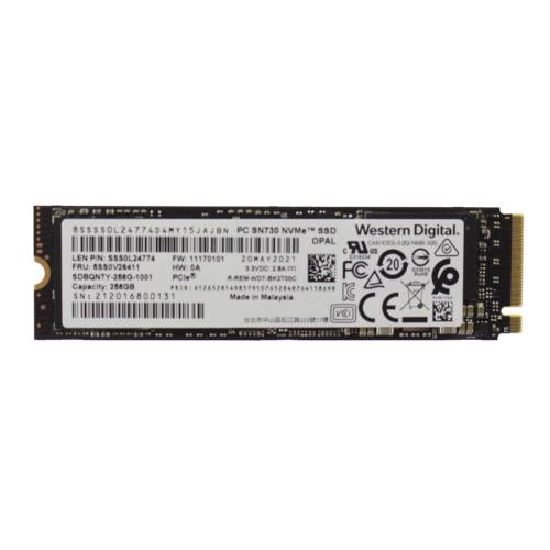 LENOVO 01LX200 - 256GB M.2 2280 PCIE NVME GEN3.0 X4 SSD - Refurbished