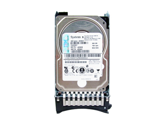 IBM 42D0637 - 300GB 10K 6G 2.5INCH SAS HDD - Refurbished