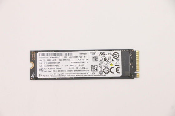LENOVO 5SS0V26442 - 512GB M.2 2280 PCIE NVME SSD - Refurbished