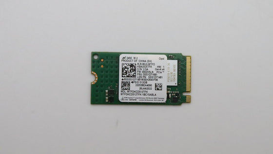 LENOVO 5SS1D71681 - 512GB M.2 2242 GEN4 PCIE NVME SOLID STATE DRIVE - Refurbished