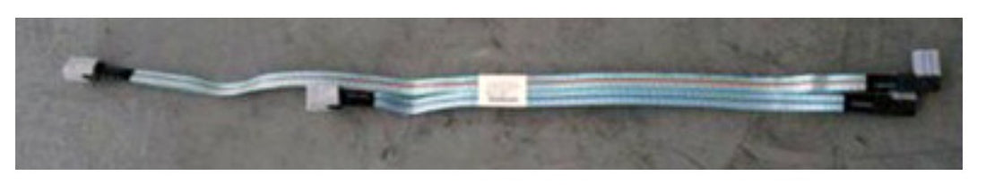HP 675609-001 - RIBBON MINI-SAS STORAGE CABLE FOR 8*LFF SERVER MODELS - Refurbished