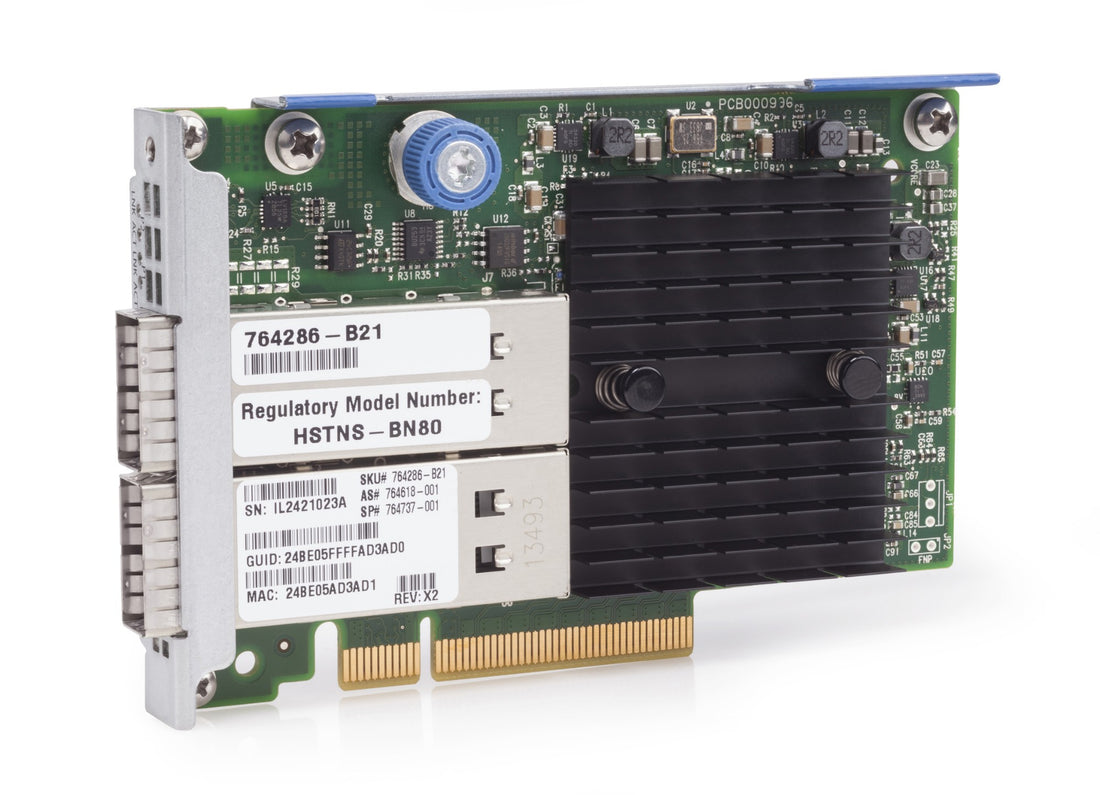 HP 764286-B21 - INFINIBAND QDR/ETHERNET 10GB DUAL-PORT 544+FLR-QSFP ADAPTER - Refurbished