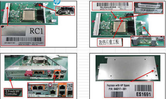 HP 840217-001 - STOREVIRTUAL 3200 1GBE QUAD-PORT ISCSI CONTROLLER - Refurbished