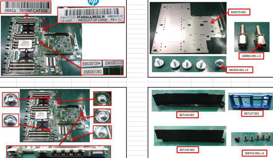 HP 875073-001 - DL380 G10 SYSTEM BOARD - Refurbished