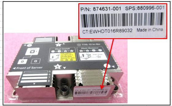 HP 880996-001 - XL450 G10 FRONT HEATSINK - Refurbished