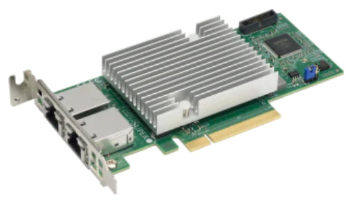 SUPERMICRO AOC-STG-B2T - 2X 10GBE RJ45 ETHERNET ADAPTER HIGH PROFILE BRACKET - New