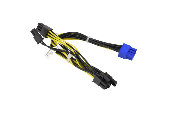 SUPERMICRO 8-PIN CPU TO TWO 6+2-PIN PCIE 20CM GPU CABLE - Refurbished