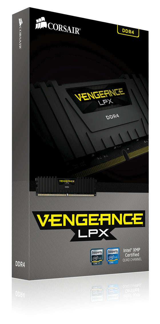 CORSAIR CMK16GX4M2A2400C14 - 16GB (2*8GB) PC4-19200 DDR4-2400MHZ GAMING MEMORY KIT - Refurbished
