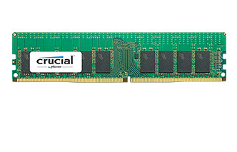 CRUCIAL CT16G4RFD824A - 16GB (1*16GB) 2RX8 PC4-19200T-R DDR4-2400MHZ RDIMM - New