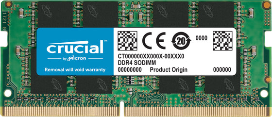 Crucial CT16G4SFRA32A - 16GB (1*16GB) 1Rx8 PC4-25600Aa-S DDR4-3200MHZ Sodimm - Refurbished