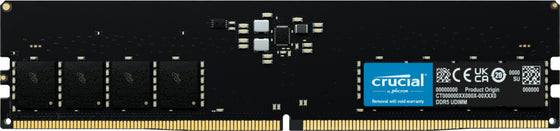 CRUCIAL CT32G48C40U5 - 32GB (1*32GB) 2RX8 PC5-38400B-U DDR5-4800MHZ UDIMM - Refurbished