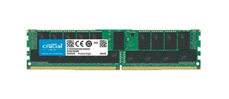 CRUCIAL CT32G4RFD4266 - 32GB (1*32GB) 2RX4 PC4-21300V-R DDR4-2666MHZ RDIMM - New