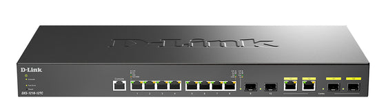 D-LINK DXS-1210-12TC - 12-PORT 10 GIGABIT SMART MANAGED SWITCH - Refurbished