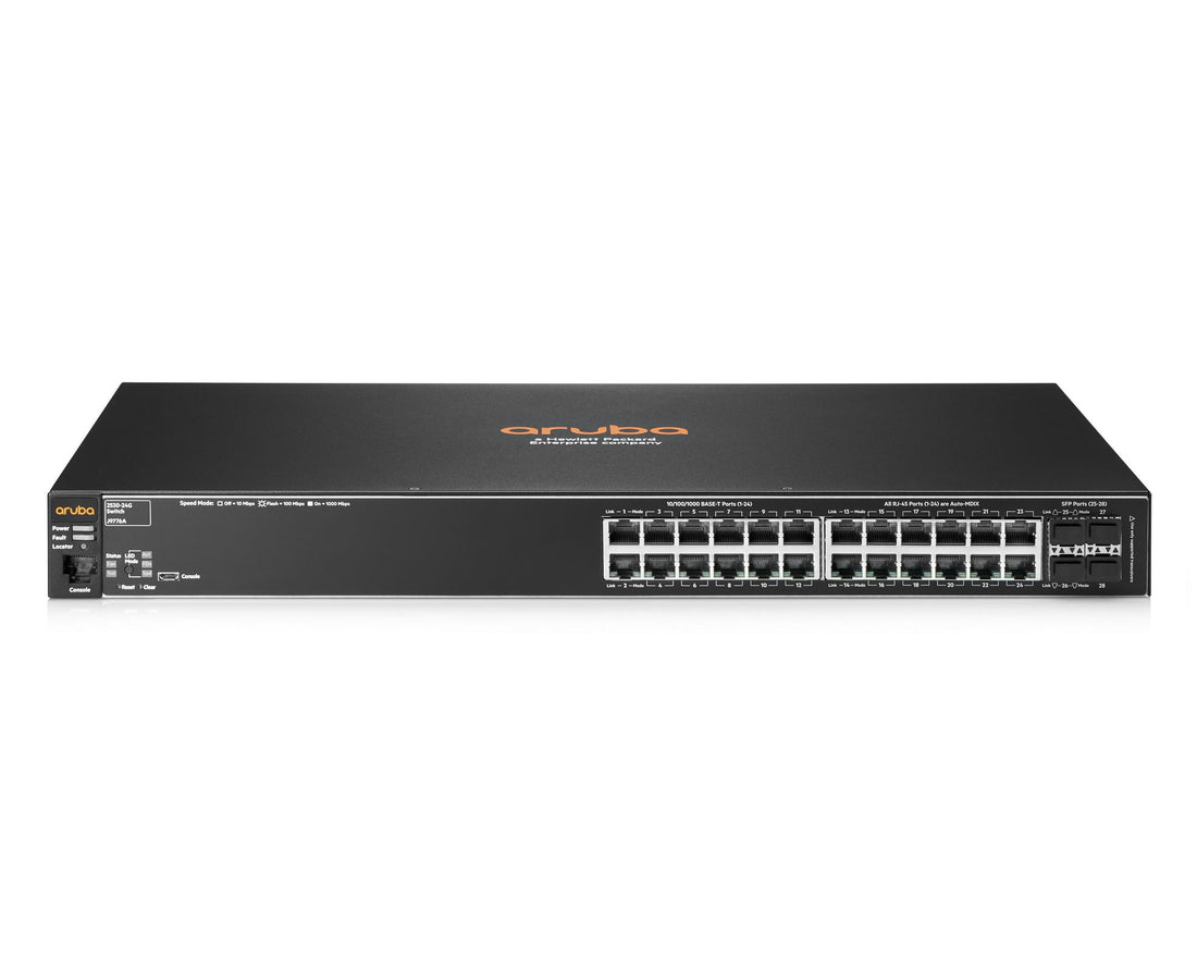 HP J9776A - ARUBA 2530 24*1G RJ-45 4-SFP L2 SWITCH - Refurbished