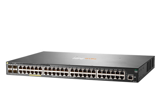 HP JL256A - ARUBA 2930F 48*1G RJ-45 4-SFP+ POE+ 370W L3 SWITCH - Refurbished