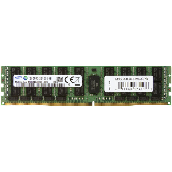 SAMSUNG M386A4G40DM0-CPB - 32GB (1*32GB) 4RX4 PC4-17000P-L DDR4-2133MHZ LRDIMM - New