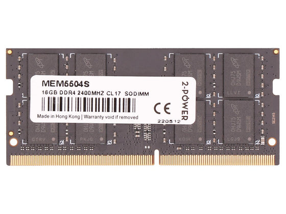 2-Power MEM5504S - 16GB (1*16GB) PC4-19200S DDR4-2400MHZ Sodimm - New