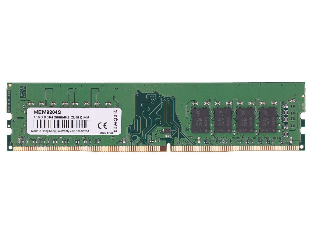 2-POWER MEM9204S - 16GB (1*16GB) PC4-21300V-U DDR4-2666MHZ UDIMM - Refurbished
