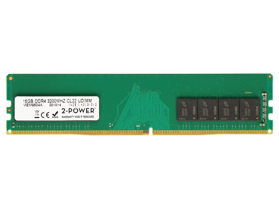 2-POWER MEM9604A - 16GB (1*16GB) PC4-25600U DDR4-3200MHZ UDIMM - New