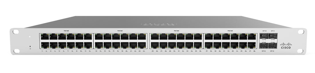 CISCO MS125-48-HW - 52-PORT MANAGED L2 GIGABIT ETHERNET SWITCH UNCLAIMED - Refurbished