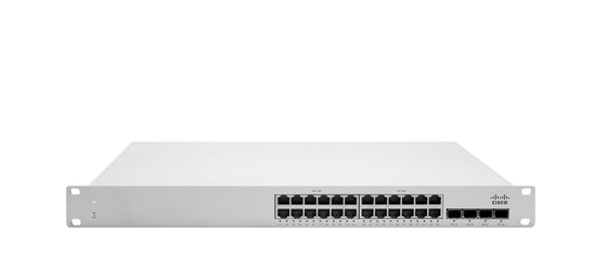 CISCO MS250-24P-HW - MERAKI MS250-24P L3 STCK CLD-MNGD 24X GIGE 370W POE SWITCH - Refurbished