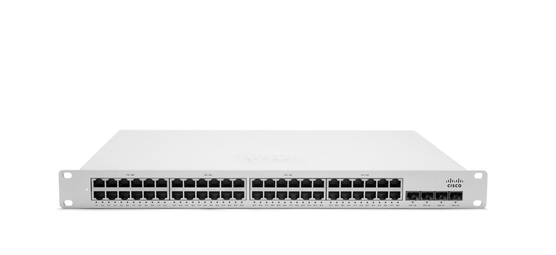 CISCO MS350-48FP-HW - MERAKI 48-PORT POE+ STACKABLE GIGABIT SWITCH 1* PSU - Refurbished