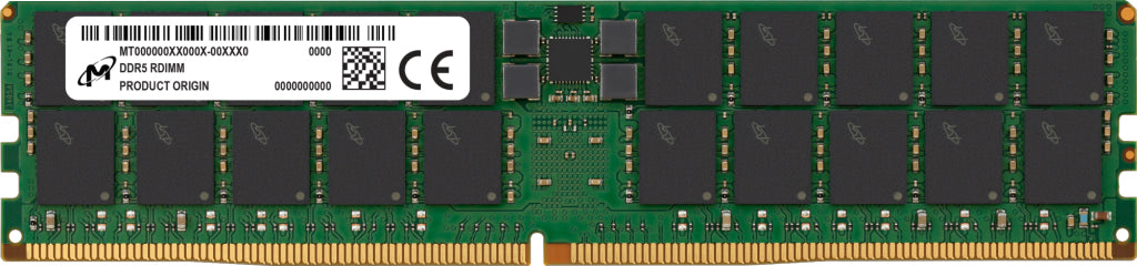MICRON MTC40F2046S1RC48BA1R - 64GB (1*64GB) 2RX4 PC5-38400B-R DDR5-4800MHZ RDIMM - Factory sealed