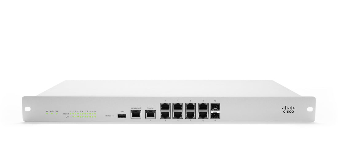 CISCO MX100-HW - MERAKI MX100 ROUTER/SECURITY APPLIANCE - Refurbished