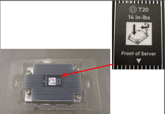 HP P00248-001 - STANDARD 1U HEATSINK FOR DL385 G10 - Refurbished
