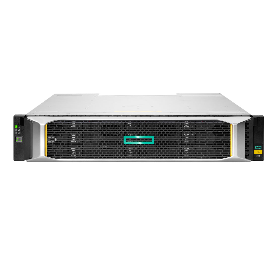 HP R0Q76A - MSA 2060 10GBE ISCSI 24*SFF STORAGE 2*PSU 2*CONTROLLER - Refurbished