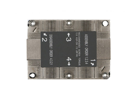 SUPERMICRO SNK-P0067PSM - 1U PASSIVE CPU HEATSINK FOR SOCKET LGA3647-0 - Refurbished