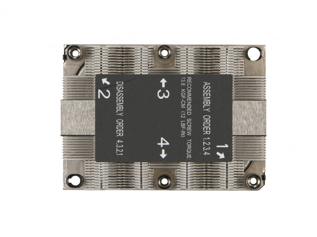 SUPERMICRO SNK-P0067PSMB - 1U PASSIVE CPU HEATSINK FOR SOCKET LGA3647-0 - Refurbished