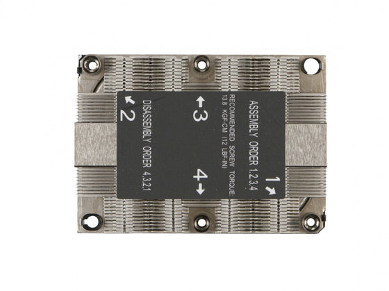 SUPERMICRO SNK-P0067PSMB - 1U PASSIVE CPU HEATSINK FOR SOCKET LGA3647-0 - Refurbished