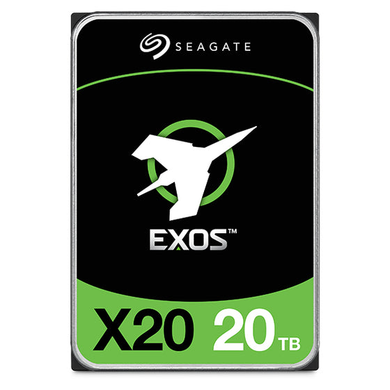 SEAGATE ST20000NM007D - EXOS X20 20TB 7.2K 6G 3.5INCH SATA HDD - Refurbished