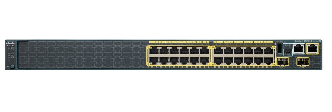 CISCO WS-C2960S-24TD-L - CATALYST 2960S 24GIGE 2*10G SFP+ LAN BASE SWITCH - Refurbished