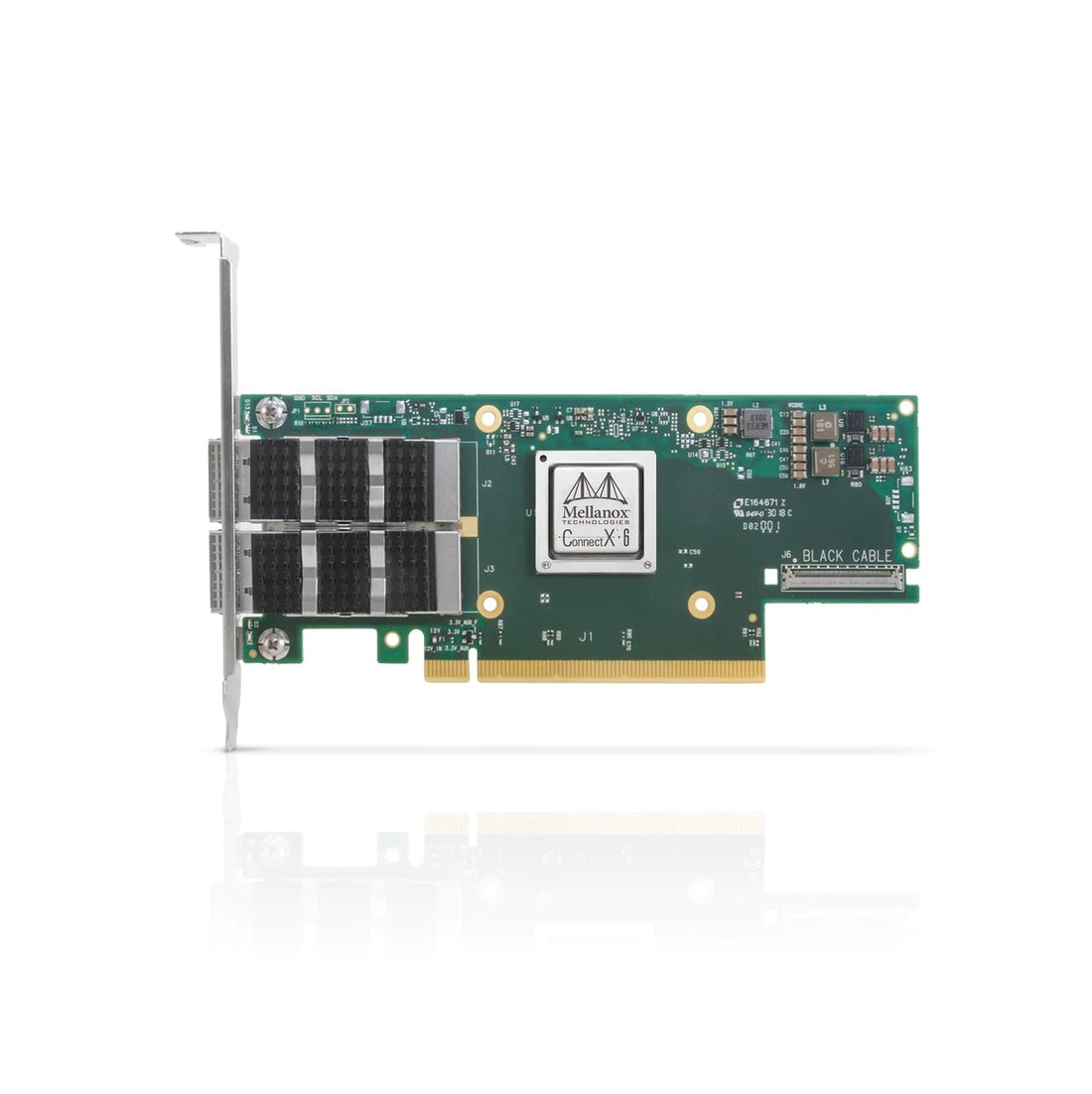 MELLANOX MCX653106A-ECAT - CONNECTX-6 HDR100/ETHERNET 100GB 2-PORT ADAPTER - New